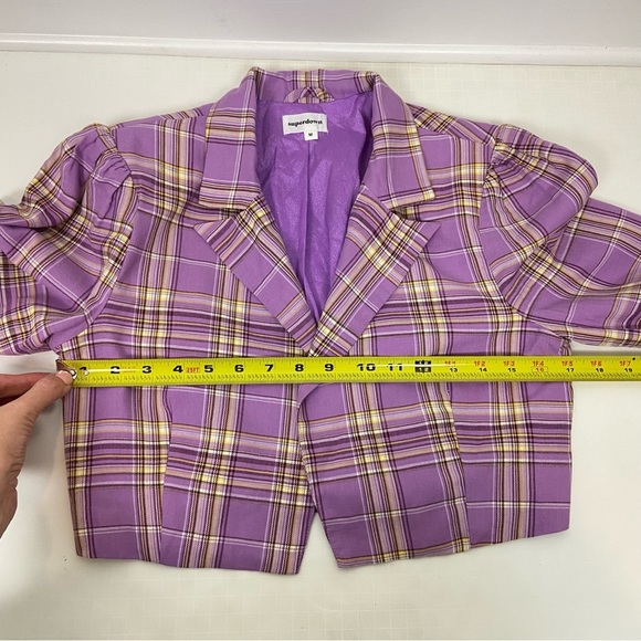 Superdown Dione Blazer Skirt Set in Purple - Picture 4 of 12